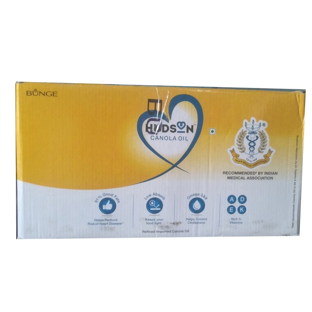 15 Kg Hudson Canola Oil, Low Cholesterol
