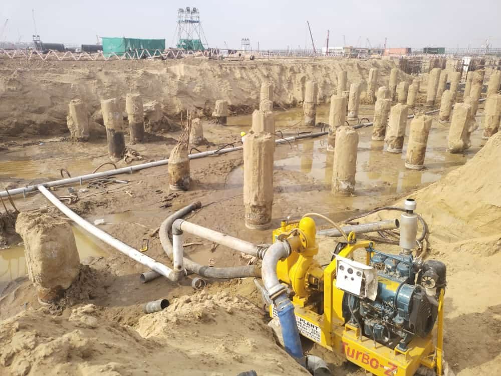 Dewatering Service for Construction Site