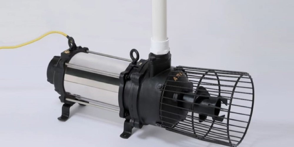 Surface Fixed Fine Bubble Submersible Aerator Pumps, 10 m3/hr, 1 mm