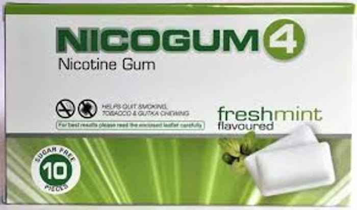 Cipla Green Nicogum Sugarfree 4 Mg Chewing Gums Fresh Mint, Packaging Type: Packet