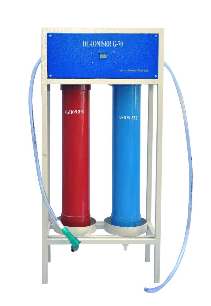 G-70 Pvc & Frp Deioniser Or Dm Water Plant Or Battery Water Plant- 70lph 2 Beds