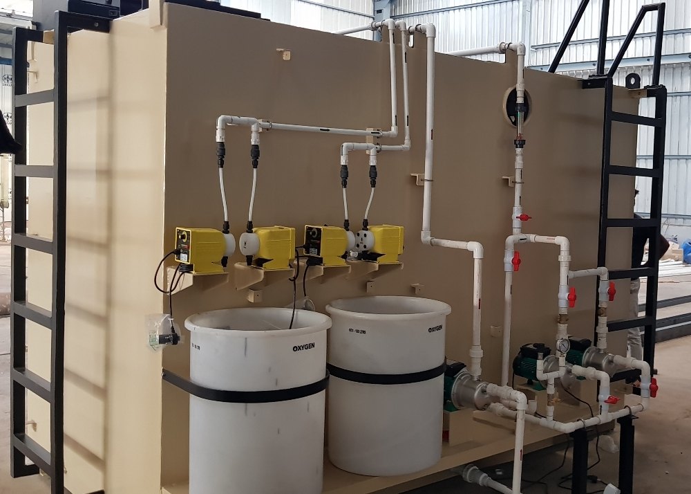 Portable Sewage Treatment Plant, Food Industry, 100 KLD