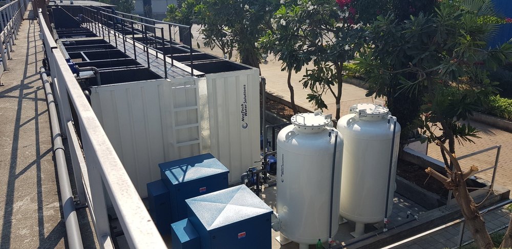 Modular MBR Sewage Treatment Plant, Capacity: 350 M3/Day