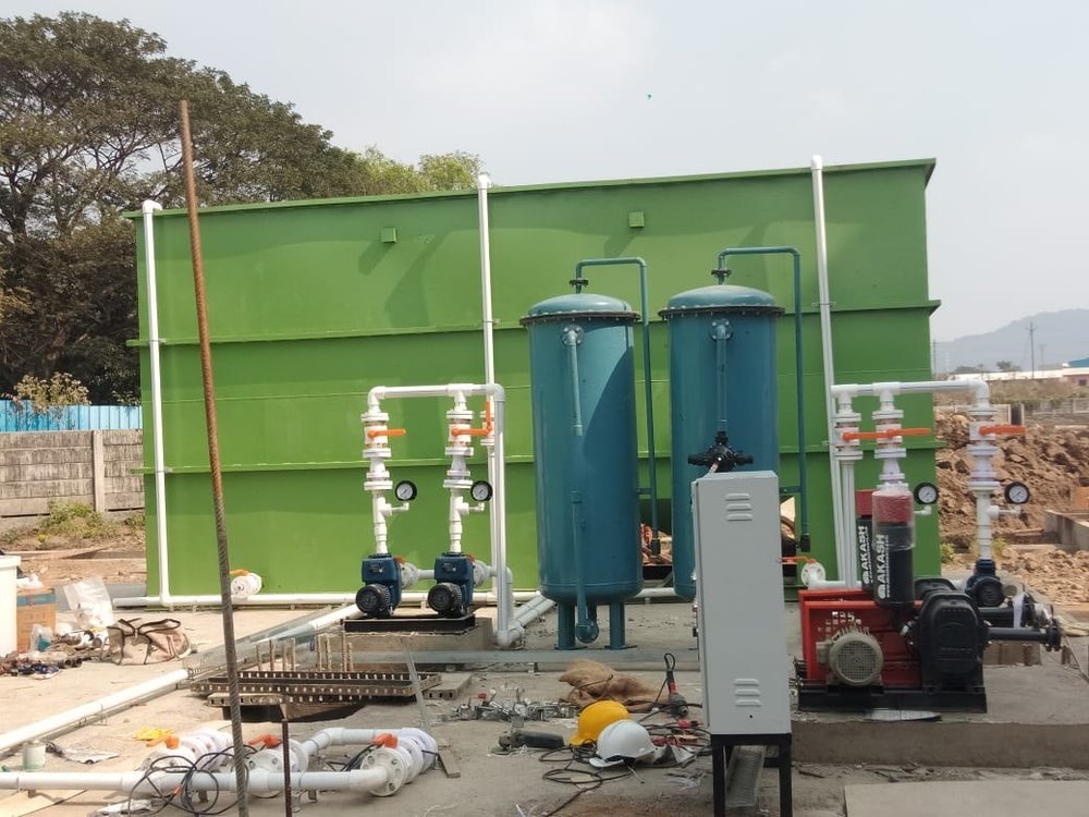 50 KLD Biological Treatment Plants i, Residential & Commercial Building, Automation Grade: Semi-Automatic