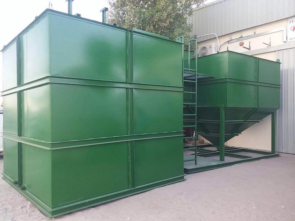 1-1.5 kW Chemical/Petroleum Industry Containerized Sewage Treatment Plant, 1-5 kW, Automation Grade: Automatic