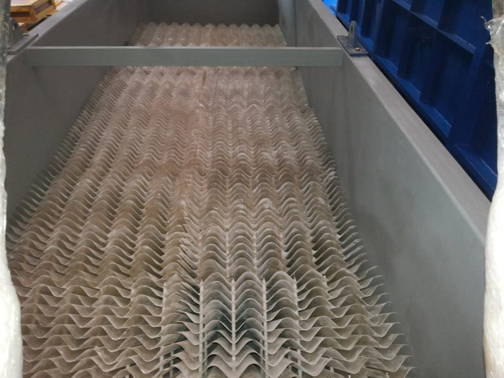 Sewage Water Plate Settlers System