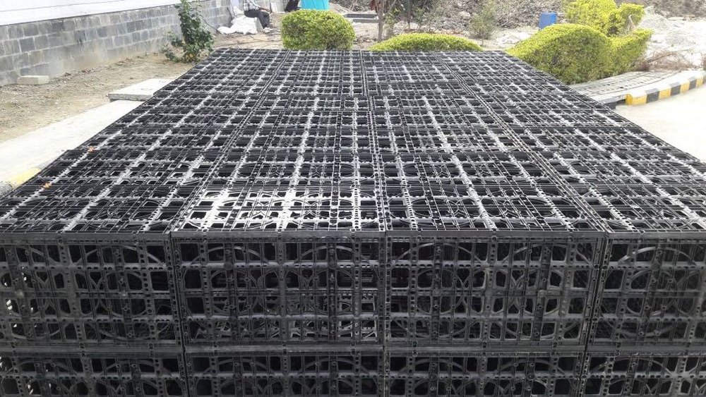 Polypropylene Re-used Material Modular Rainwater Harvesting System