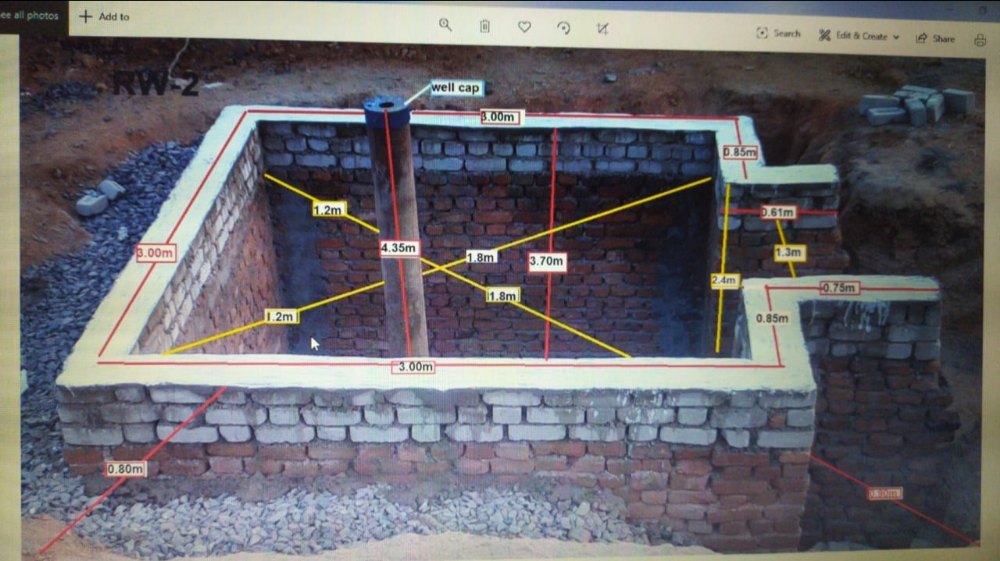 Ground Water Recharging Structures Construction