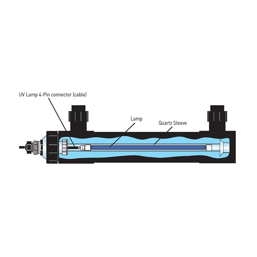 Bactria Free Drinkable Quality RO Treated Water Ultraviolet Unit, Water Purification for Drinking