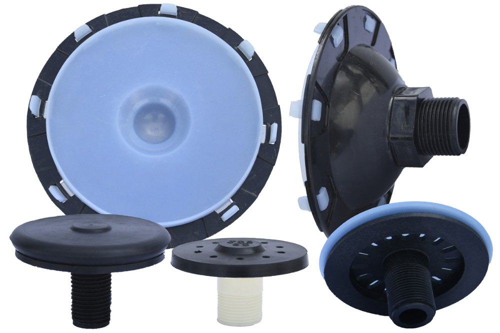 Surface Fixed Fluidized Aerated Reactor Coarse Bubble Disc Diffuser, 3 (m3/h), 3 mm