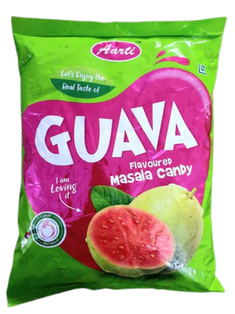 Aarti Pink Guava Flavour Masala Candy, Packaging Type: Packet, Packaging Size: 200g