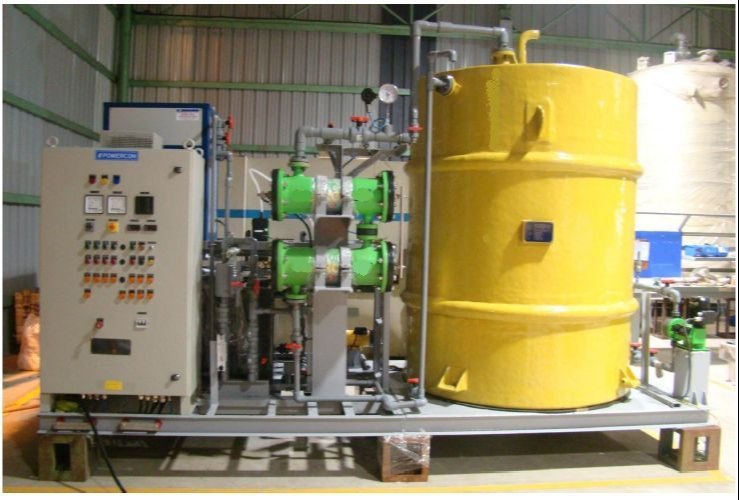 Electrochlorination System, liquid sodium hypochlorite, Model/Type: Electro-chlorinator