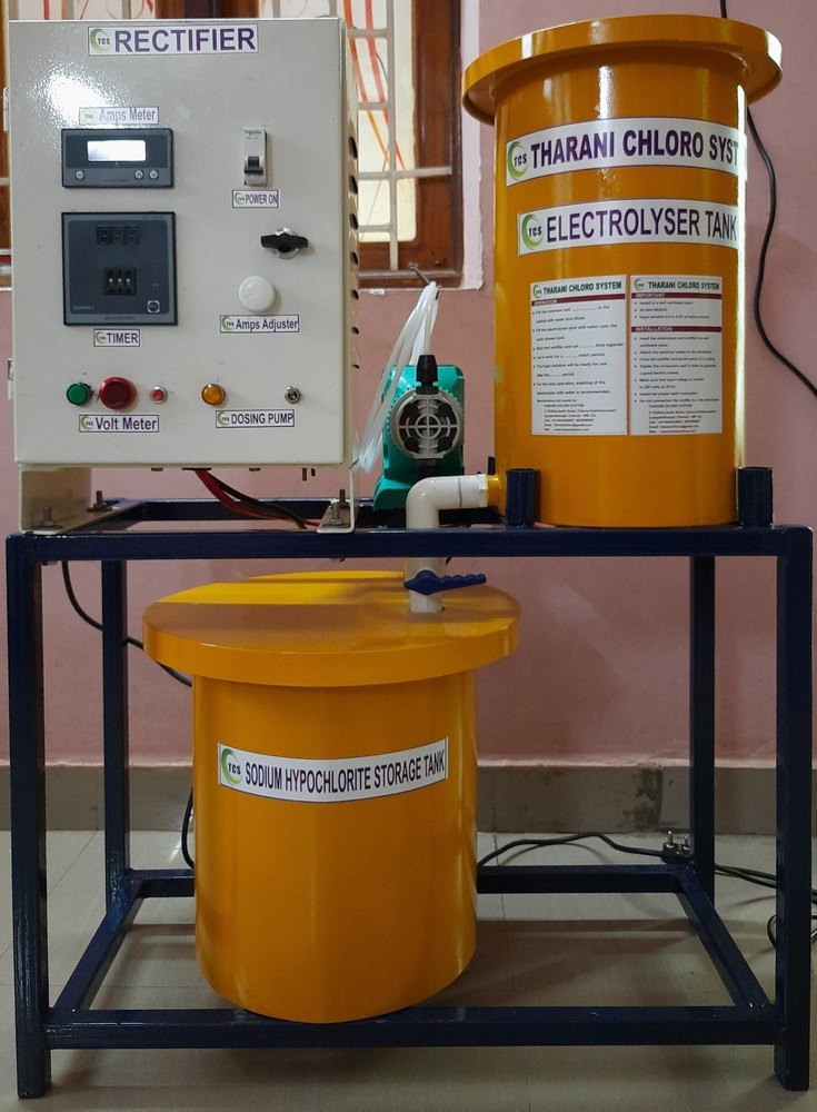1-50 kg/hr Sodium Hypochlorite Generator, liquid chlorine