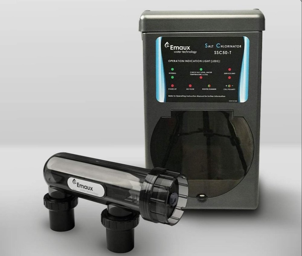 Black Swimming Pool Salt Chlorinator, For Chemical Dosing