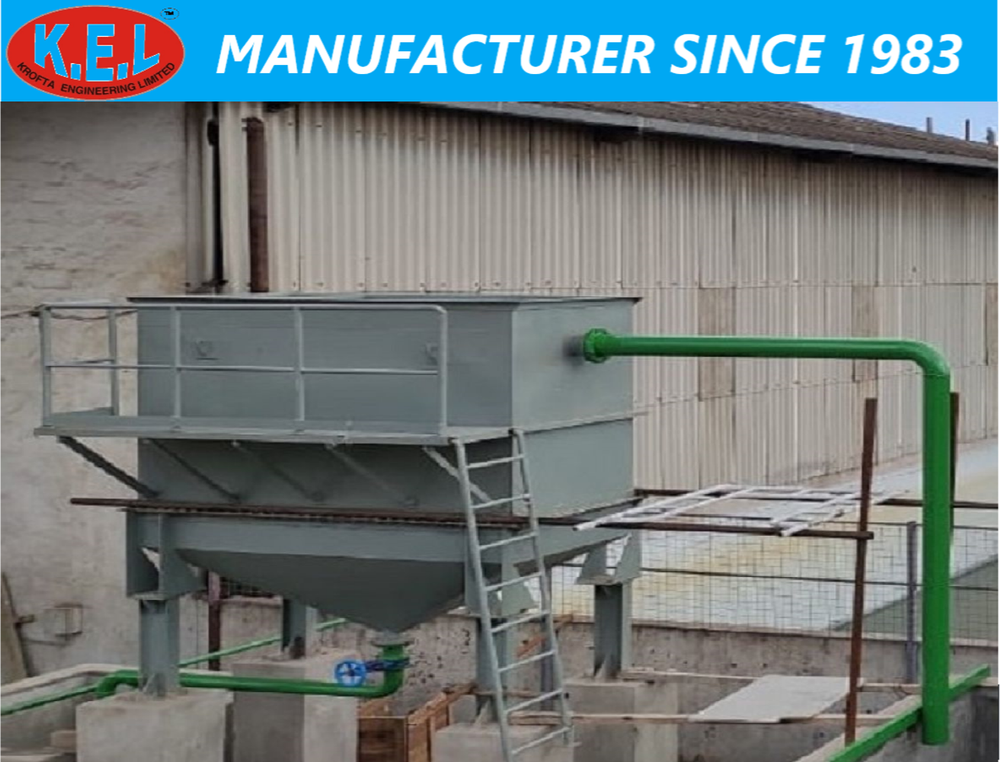Inclined Plate PVC Lamella Clarifier, Treatment Capacity: 1000 m3/hr, 0.5 m