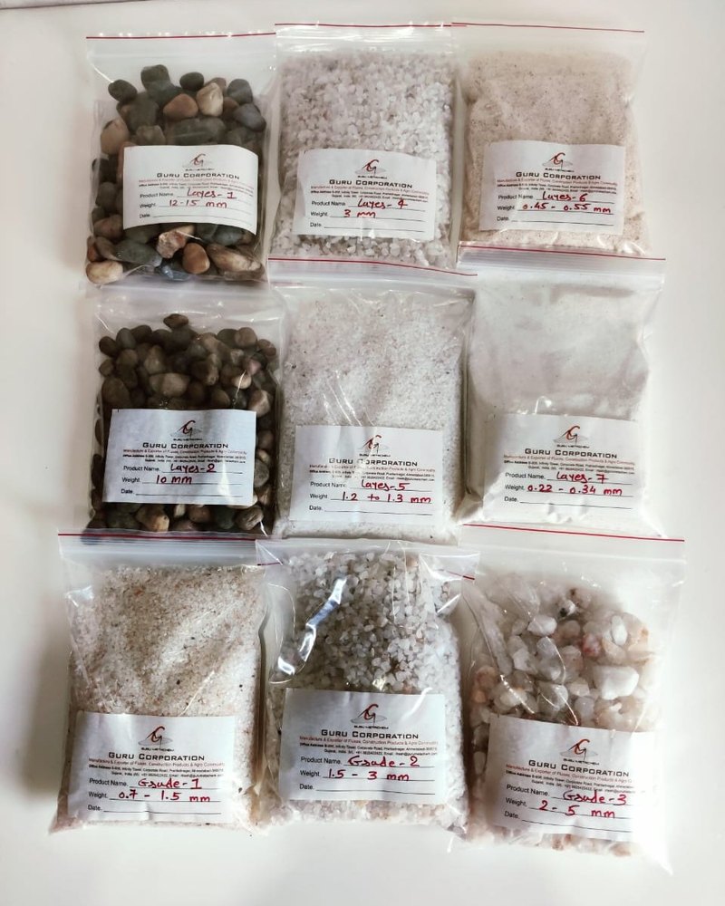 Filter Media Sand Grit Gravels, For Water Filtration