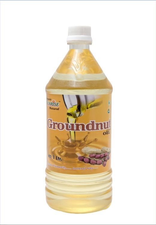 Mono Saturated Diabetics Sunrise Organic Ground Nut Oil, Packaging Size: 500 ml