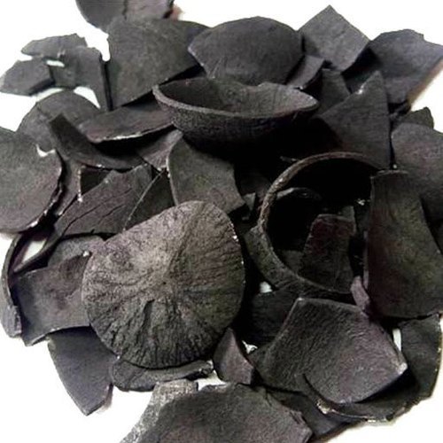 Solid Natural Coconut Shell Charcoal, For Water Treatment, Packaging Size: 25 KG
