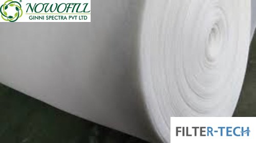 White Polyester G1 Filter Media, GSM: 50-500