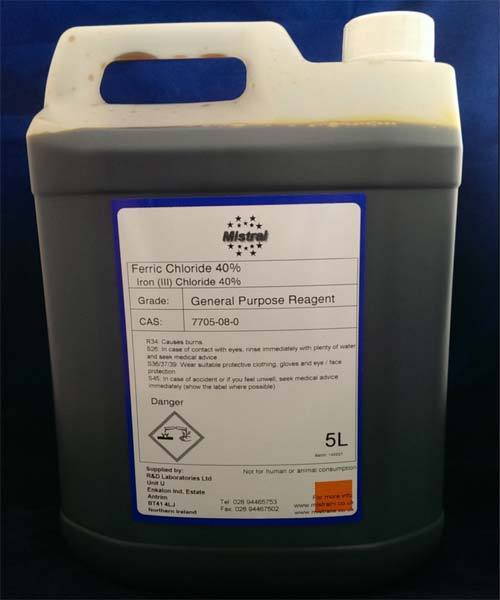 Liquid Ferric Chloride, Packaging Size: 50ltrs, Grade Standard: Bio-Tech Grade
