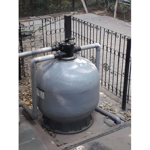 Fiberglass Sand Media Filter, Vessel Height: 500-800 mm, 0-200 mm