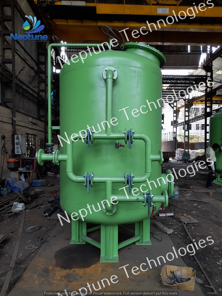 MS Filter Vessel Activated, For Industrial, Capacity: >10000 L