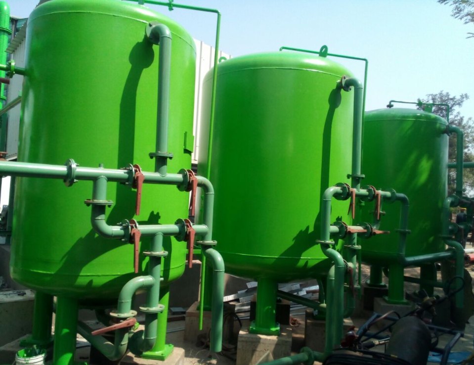 United Engineering Semi-Automatic Daul Media Filter, For Industrial
