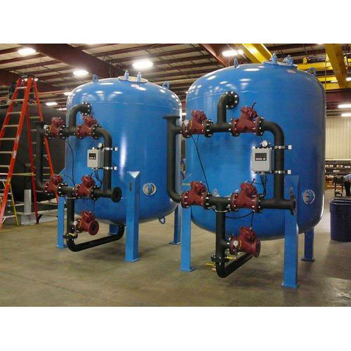 Semi-Automatic 60 Hz Dual Media Filter System, For Industrial