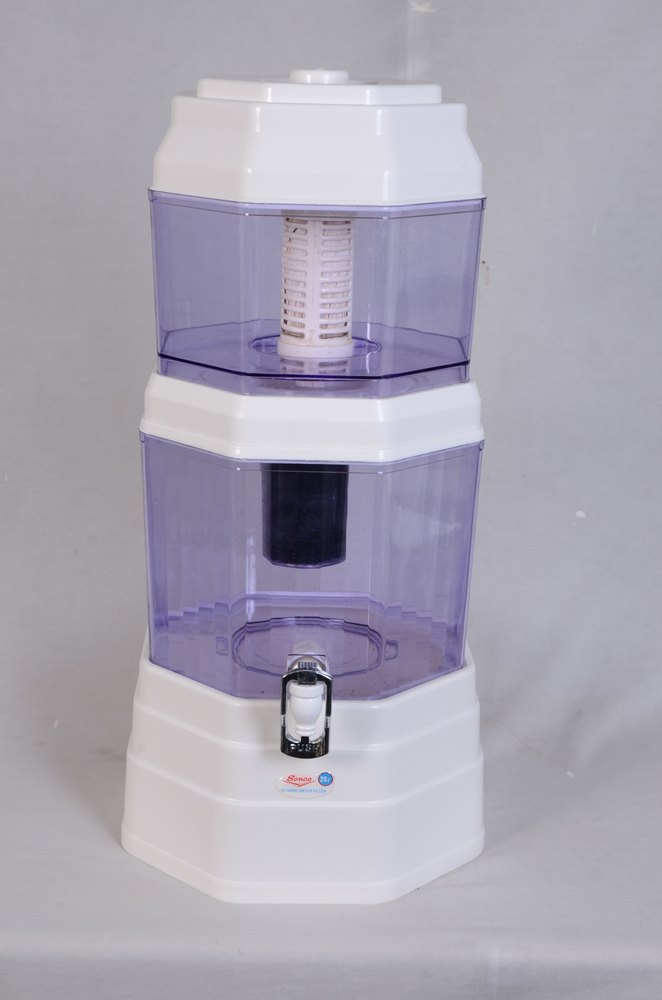 White UF Gravity Water Filter (Ultra Filtration), For Home, For schools, rural house