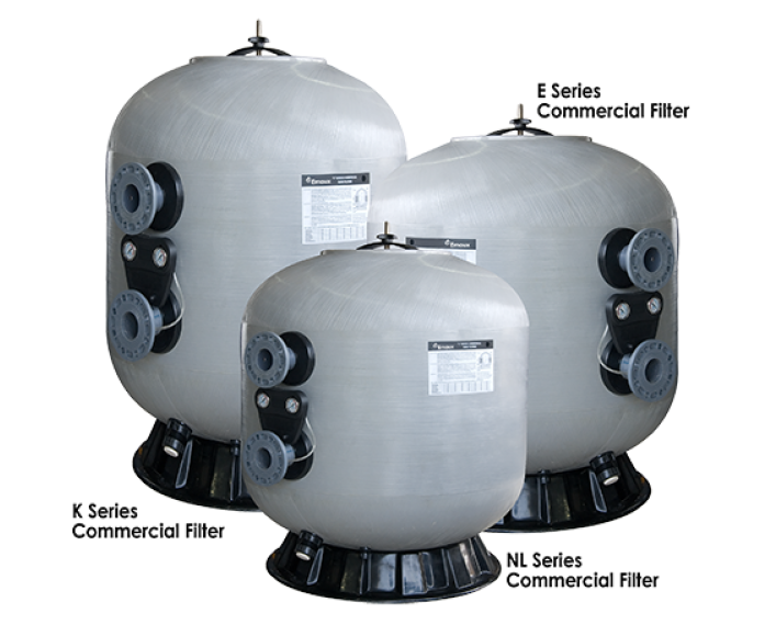 FRP GRAY Commercial Filter, For RESORT & INDUSTRIES, Filtration Area: 1050-2200MM