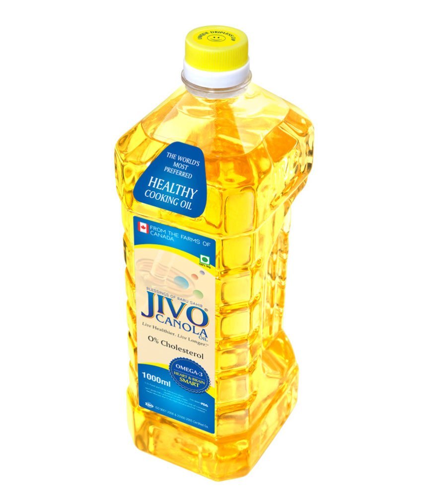 1000ml Jivo Refined Canola Oil, Packaging Type: Plastic Bottle