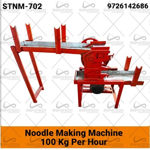 Refined Wheat Flour Automatic Noodle Making Machine Commercial, Capacity: 100 - 200 Kg/Per Hour, 200 Kgs