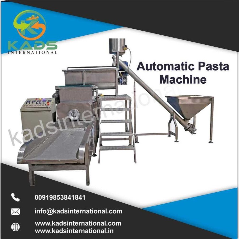 SS 304 Pasta Extruder, Capacity: 50-75 kg Per Hour
