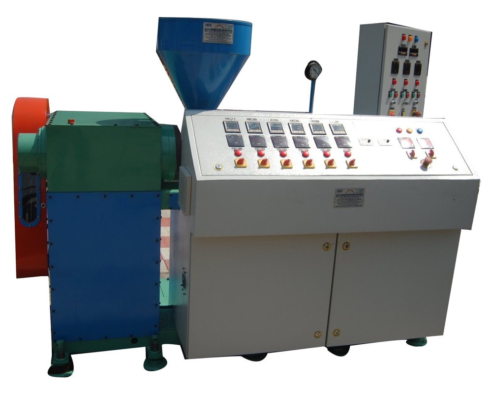 Mild Steel Extruder Rigid PVC Cable Machine, For Industrial, Automation Grade: Automatic