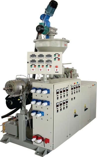 Automatic Twin Screw Extrusion Profile Plant, Model: 52/18