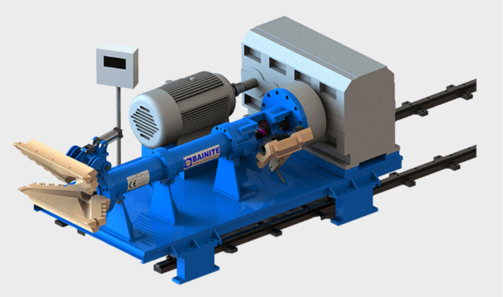 150 mm Pin Type Cold Feed Rubber Extruder Machine, 210 kW