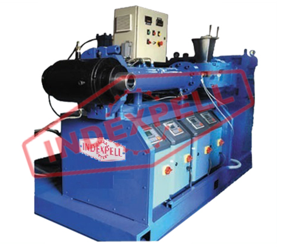 75 mm Cold Feed Rubber Extruder Machine, 40 HP