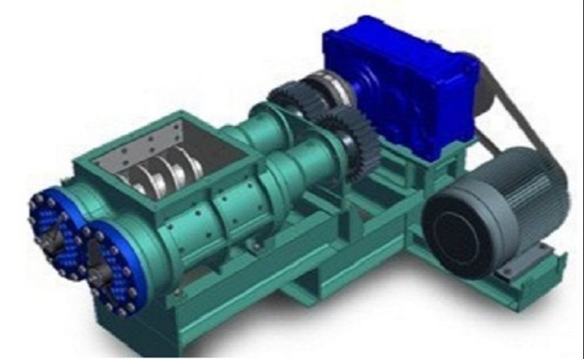90 mm Cold Feed Rubber Extruder Machine, 60 HP