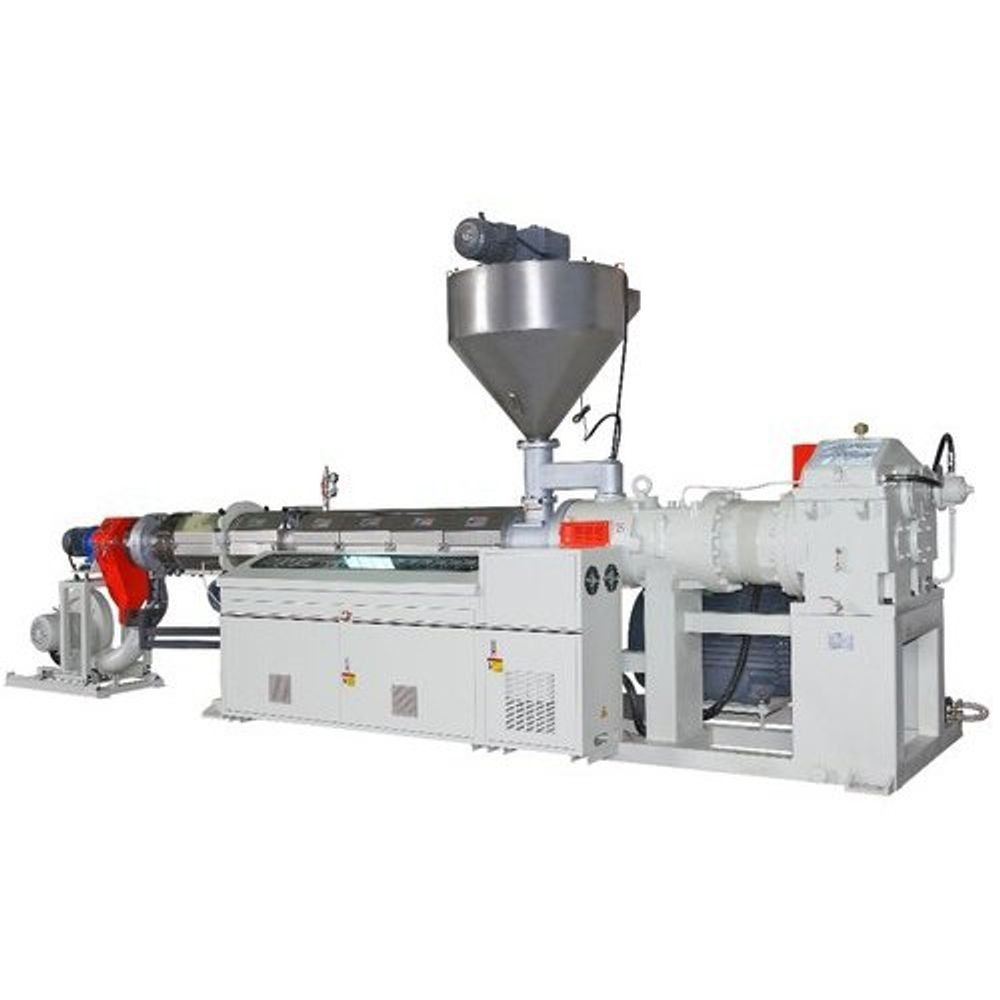 50 Hz 120Hp Three Phase Twin Screw Extruder Machine, For Industrial, Capacity: 470 Kg/Hour
