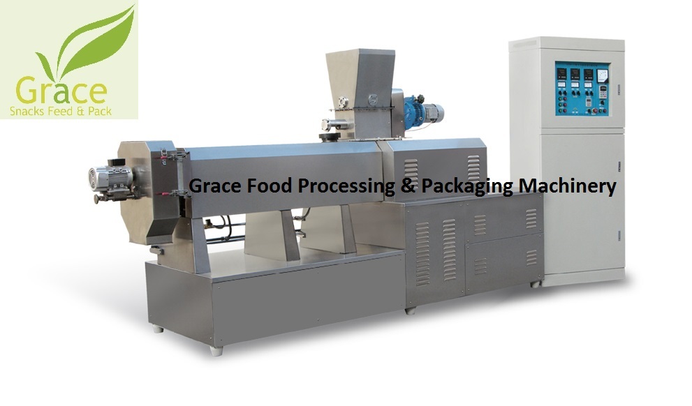 Semi-Automatic Grace Twin Screw Extruder Machine, 50 H.p