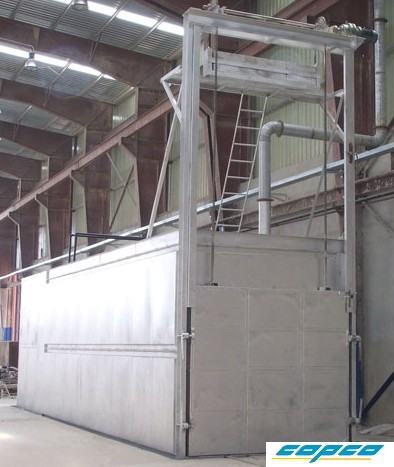 Copco Gas Heating Aging Oven For Aluminum Sections (Extrusion), Capacity: 3 To 5 Ton