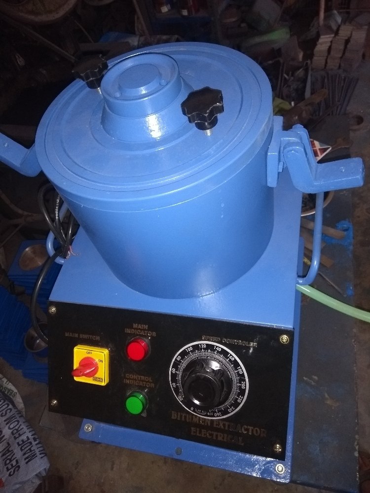Bitumen Extractor Electrically Operated, Capacity: 1500gms
