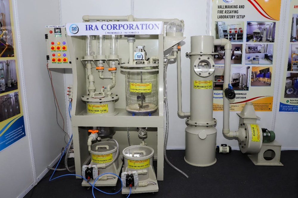 Automatic Gold Refining Machine - Aqua Regia Process, Capacity: 1KG