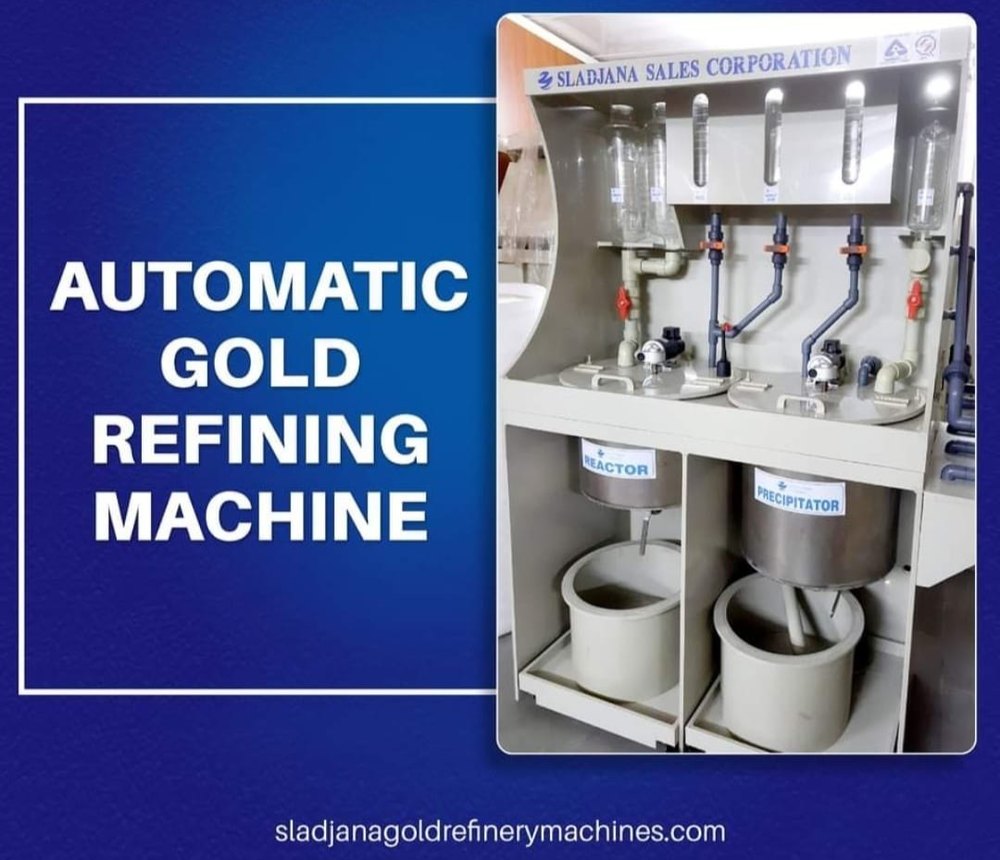 Automatic Gold Refining Machine, Capacity: 100 Kg
