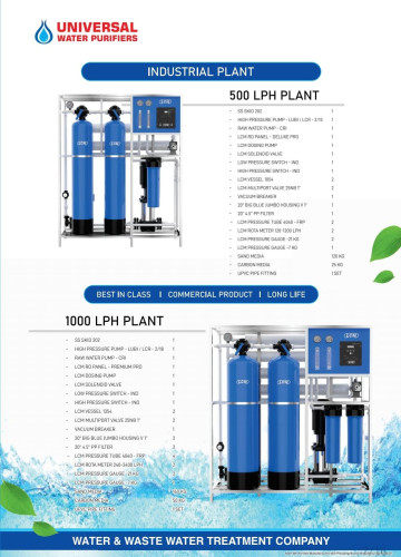 Water Purification Plants